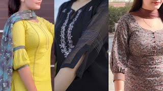 60 Latest different type of kurti sleeves design latest new kurti [upl. by Enyaz412]