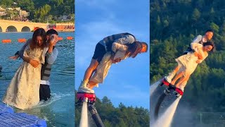 Flyboard montage  water jetpack water world this is to high [upl. by Olsen789]