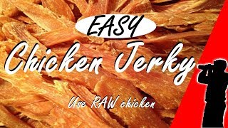 Easiest way to make Chicken Jerky [upl. by Ezana]