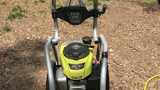 Ryobi 3100 psi 25 GPM with idle down feature [upl. by Elisabetta757]