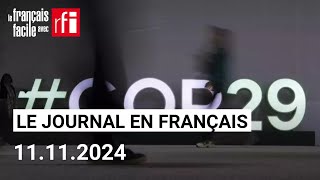 COP29  des espoirs pour le climat   Journal • Français Facile  RFI [upl. by Aicella822]