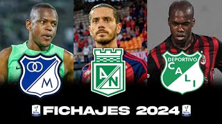 🔥FICHAJES Y SALIDAS LIGA BETPLAY 2024 Fichajes Nacional  Millonarios  Cali  América  Dim junior [upl. by Engracia]