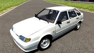 BeamNGDrive Mod  Lada VAZ2114 Crash test [upl. by Robbie]