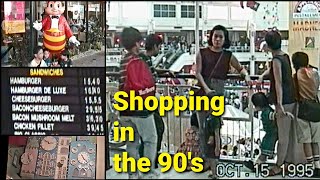 Shopping in the 90s  Glorietta Makati Philippines 1995 [upl. by Atirahc949]