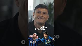 ZANETTI METTE DIEGO MILITO DAVANTI A TUTTI MA QUANDO ARRIVA BAGGIO [upl. by Annaiel672]