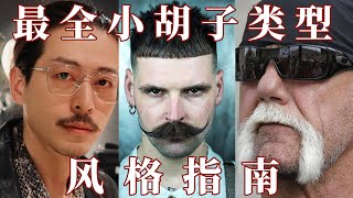 男生留小胡子mustache（上唇胡）风格指南【9种style肯定有你中意的一款】 [upl. by Gutow262]