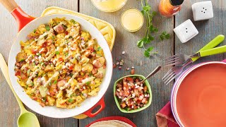 Easy Mexican Breakfast Skillet Recipe  Old El Paso [upl. by Corbett]