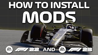 How to Install MODS on F1 22  Works for F1 23  Guide [upl. by Hakon586]