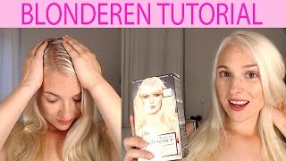 TUTORIAL  Zo blondeer ik mijn haar [upl. by Gurl586]