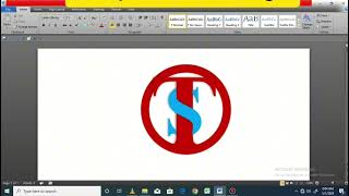 How to design TS logo in ms word Computerknowledge [upl. by Nauqe225]