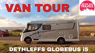 our luxury new Dethleffs Globebus motorhome tour [upl. by Augustina]