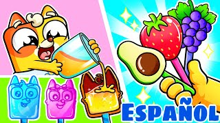 Familia de dedos de piruleta 🍭🥑🍓🍇  Más Canciones Infantiles por Baby Ringo Español [upl. by Egas]