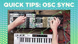 Quick Eurorack Modular Tip  Super Sick Oscillator Sync Wave Synthesis [upl. by Eemla793]