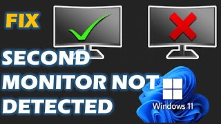 Solution quotWindows 11 Not Detecting Second Monitorquot [upl. by Freud]