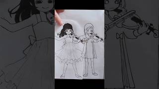 こういうこと、よくあるよね。 月曜日戦争 パラスト イラスト アニメ バイオリン illustration drawing art anime violin short [upl. by Low]