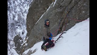 Ice Climbing Cogne Italia Cap 1 Pattinaggio Artistico WI2 [upl. by Deeyn]