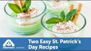 Two Easy St Patrick’s Day Recipes  St Patricks Day  Albertsons [upl. by Ahsilahs952]