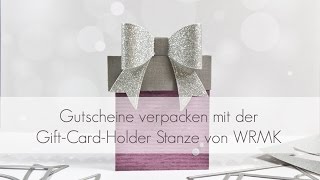 Geschenkverpackung für Gutscheine [upl. by Sirmons]