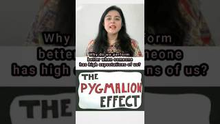 The Pygmalion Effect Expectation enhances achievementexpectations achievement psychology shorts [upl. by Enoed]