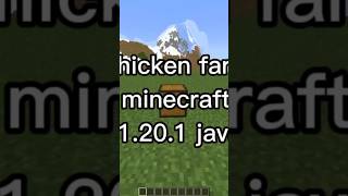 Chicken farm minecraft java 1201 [upl. by Dyane]