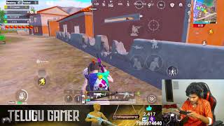 Rooms Battlegrounds Mobile India BGMI Telugu Gamer Live Stream [upl. by Eniamart806]