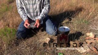 Ultimate Wood Burning Cook Stove  No Trace Campfire  BOB Stove [upl. by Bentley621]