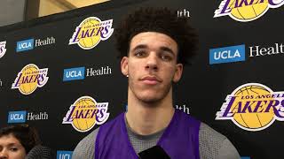 Lonzo Ball ready to play against Damian Lillard and DAngelo Russell  ESPN [upl. by Dianemarie]