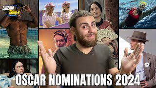 Oscar Nominations 2024 REACTION [upl. by Anisor546]