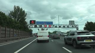 Driving On The M6 amp M5 Motorways From M6 J11 Wolverhampton To M5 J7 Worcester England 2nd July 2023 [upl. by Amlus]