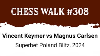 Vincent Keymer vs Magnus Carlsen • Superbet Poland Blitz 2024 [upl. by Warde]