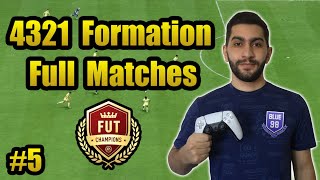 Mastering the 4321 Formation  FC 24 Custom Tactics for FUT Champions  Full Matches Gameplay [upl. by Deste658]