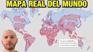 EL TAMAÑO REAL DE LOS PAISES  El Mapa Del Mundo Es Una Mentira Masónica  Sasel [upl. by Othilie991]