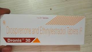 Dronis Tablet Uses amp Side Effects  Drospirenone And Ethinylestradiol Tablet All Detail [upl. by Ailey]