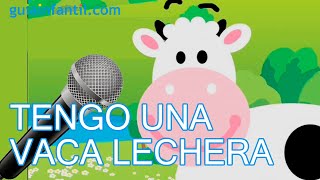 Tengo una vaca lechera Karaoke con el oso Traposo [upl. by Oniratac322]