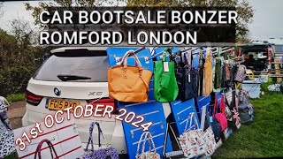 Romford car Bootsale Bonzer London so many items old and New 31 October 2024 [upl. by Vikki]