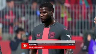 FC 24  Bayer Leverkusen  VfL Wolfsburg  Bundesliga  20242025 [upl. by Haidej]