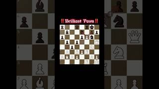 ‼️ Brilliant Pawn‼️Tarrasch vs Satzinger 1914 chess shorts [upl. by Elleirua629]