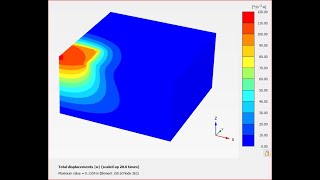 Plaxis 3D V20 Tutorial 1 Foundation in overconsolidated clay Case A Rigid Foundation [upl. by Gibby]