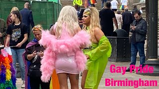 Gay Pride day Birmingham 2022 Part 1 of 4 videos Before the parade￼ [upl. by Ahtaga]