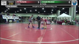 1196 Schoolboy 120 Eli Richards Idaho vs Joseph Nicolosi Florida 8571585104 [upl. by Roth153]