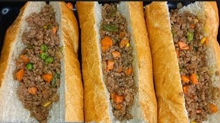 Beef Baguette Sandwich Recipe Baguette Sandwich tastynfresh [upl. by Aneel]