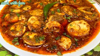 15 Minute Instant Tasty Egg Recipe  ANDA TIKKA MASALA  Sab Se Tasty Anda Masala Recipe Egg Masala [upl. by Ordnajela839]