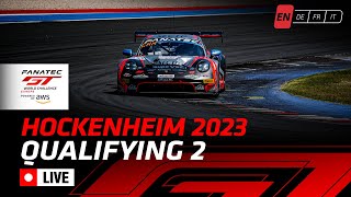 LIVE  Qualifying 2  Hockenheim  Fanatec GT World Challenge Europe Powered by AWS English [upl. by Aihsatan]