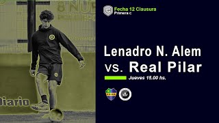 PrimeraC  Leandro N Alem vs Real Pilar  EN VIVO [upl. by Wasserman]