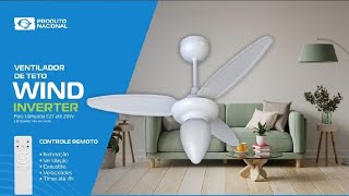 Ventilador de Teto Silencioso Com Lâmpada Led e Controle Remoto [upl. by Elletsyrk]