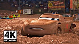 Lightning ⚡ McQueen In Mud 🏜️ Race  Mud Racing  Cars 3 2017 Movie In Hindi  In 4KHD [upl. by Terag]