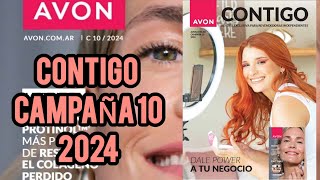 CATÁLOGO AVON CONTIGO CAMPAÑA 10  2024 [upl. by Notslah165]