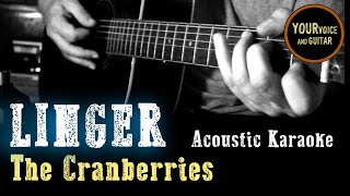 The Cranberries  Linger  Acoustic Karaoke [upl. by Sirapal375]