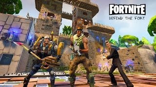 Defending the Fort  Fortnite Gameplay [upl. by Nodmac]