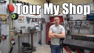 Tour My Badass Mancave Shop  Tools Tools amp More Tools [upl. by Krisha214]